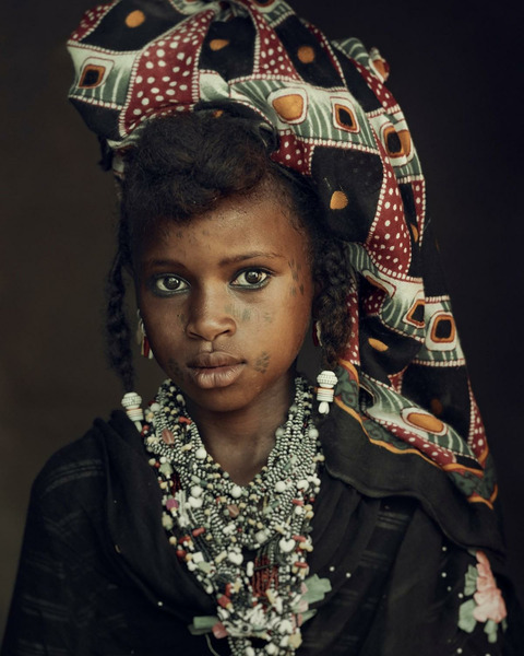 Ребенок из кочевой общины водаабе