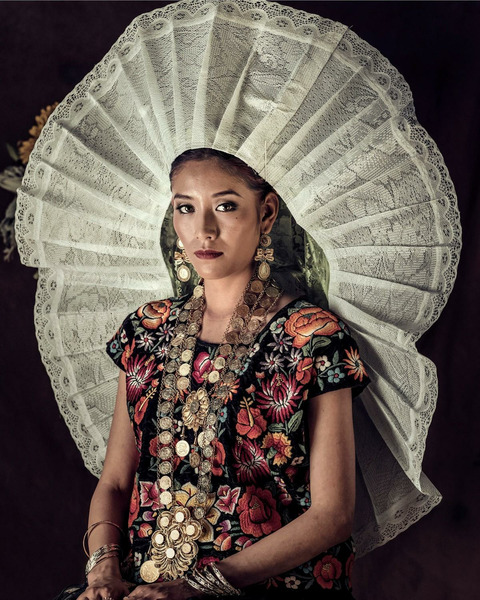 Женщина из матриархального племени Оахака в Мексике