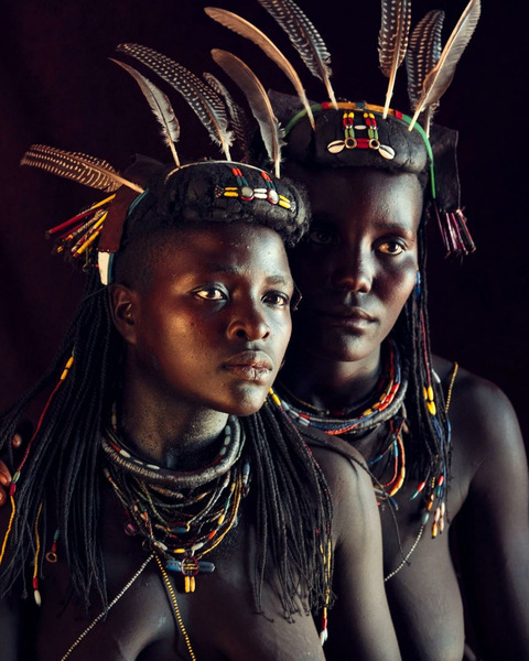 Женщины племени Мучимба / провинция Куэнэ / Ангола
