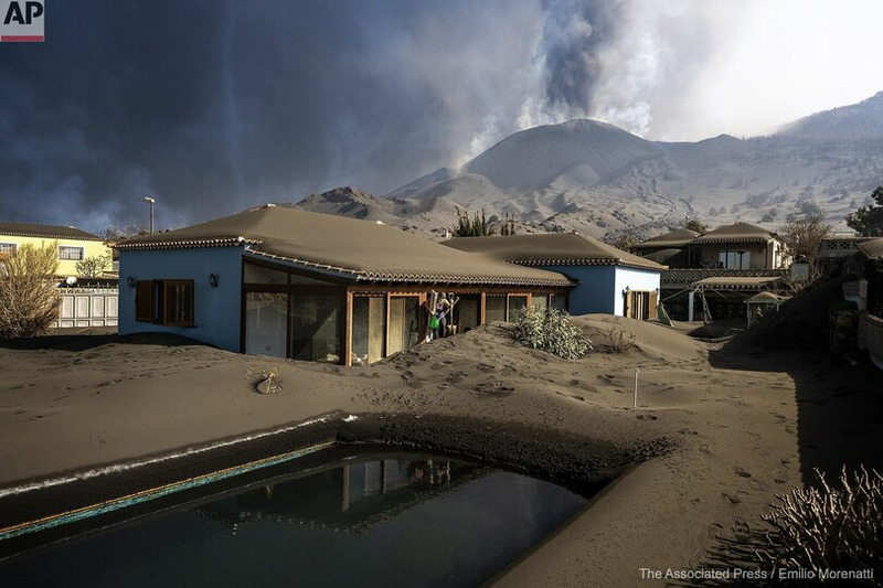 Последствия извержения вулкана Кумбре-Вьеха