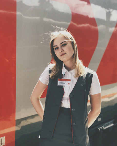 Симпатичные сотрудницы РЖД