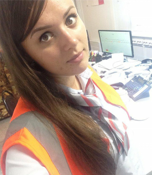 Симпатичные сотрудницы РЖД