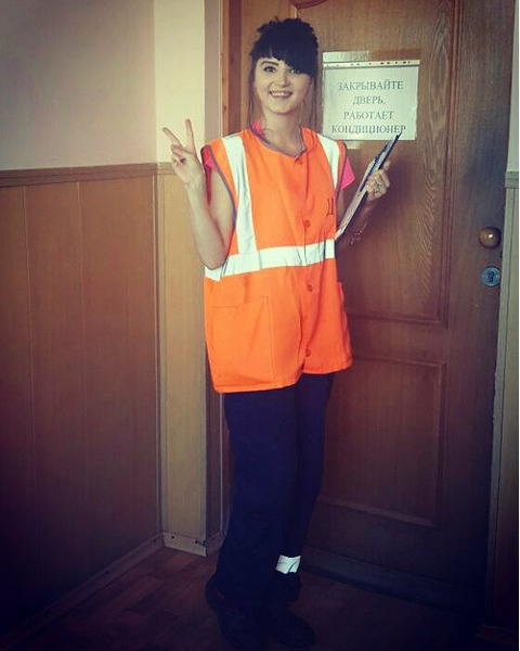 Симпатичные сотрудницы РЖД