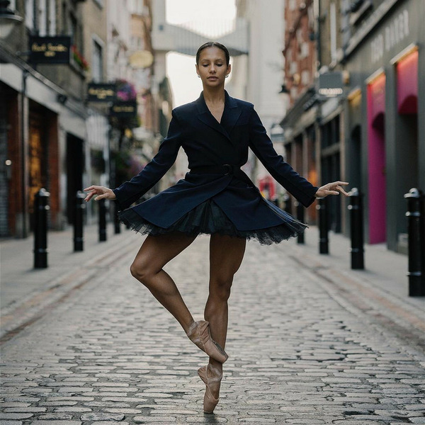 Балерины на городских улицах