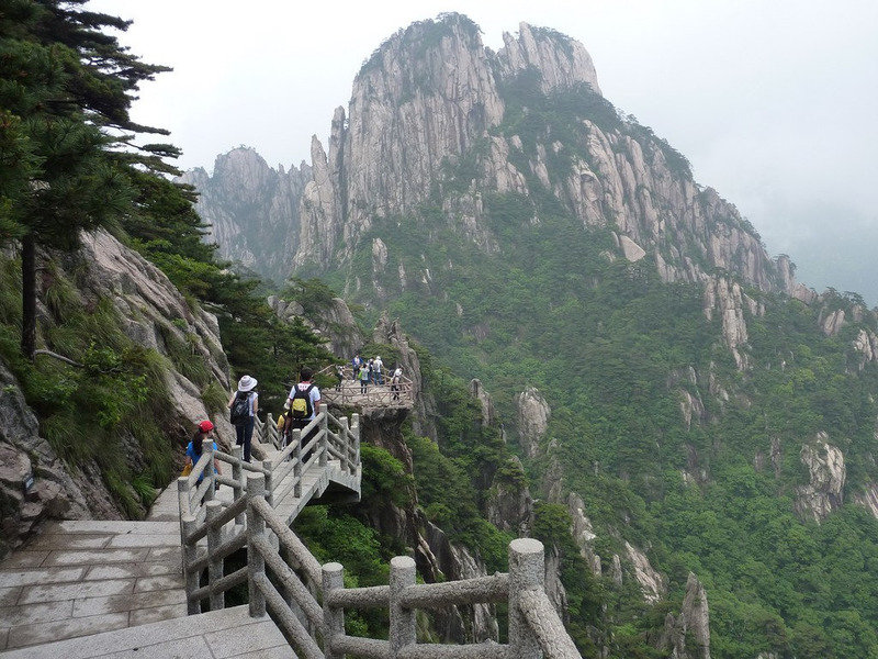 Желтые горы Хуаншань Китай