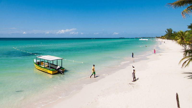 Семимильный пляж, Негрил, Ямайка.