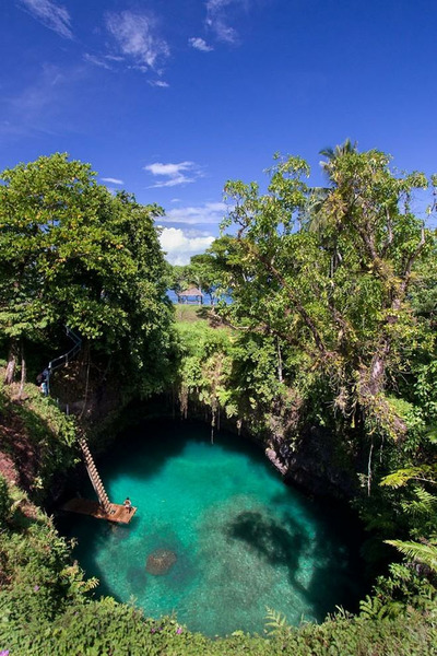 Природный бассейн То Суа, остров Уполу, Самоа