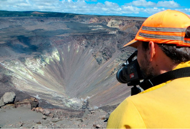 кратер вулкан Килауэа
