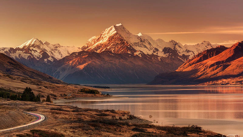 Гора Кука или Аораки - Новая Зеландия