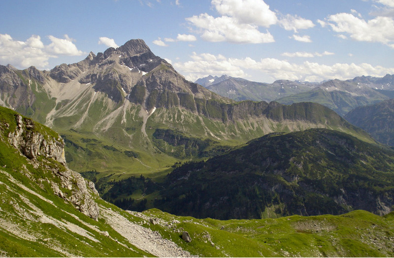Горный хребет Альгойские Альпы