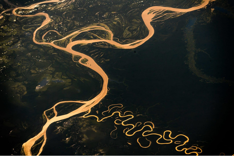 Река Амазонка снимок с МКС