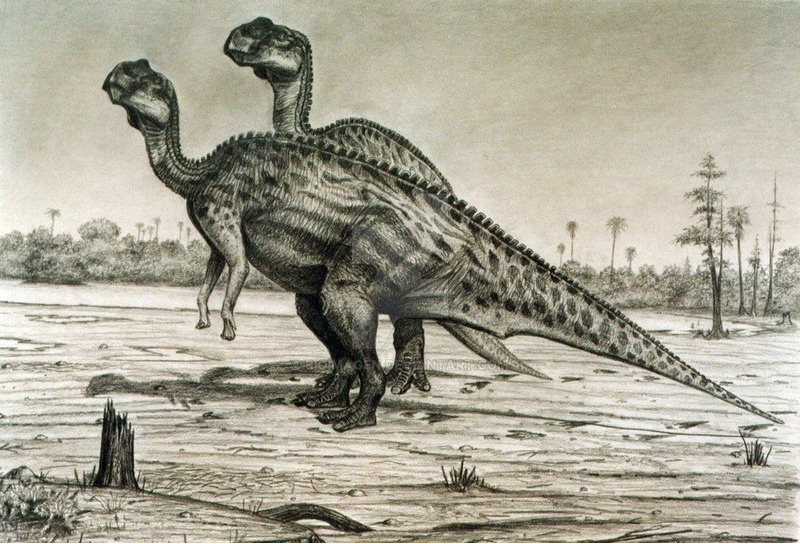 Ископаемый ящер Критозавр