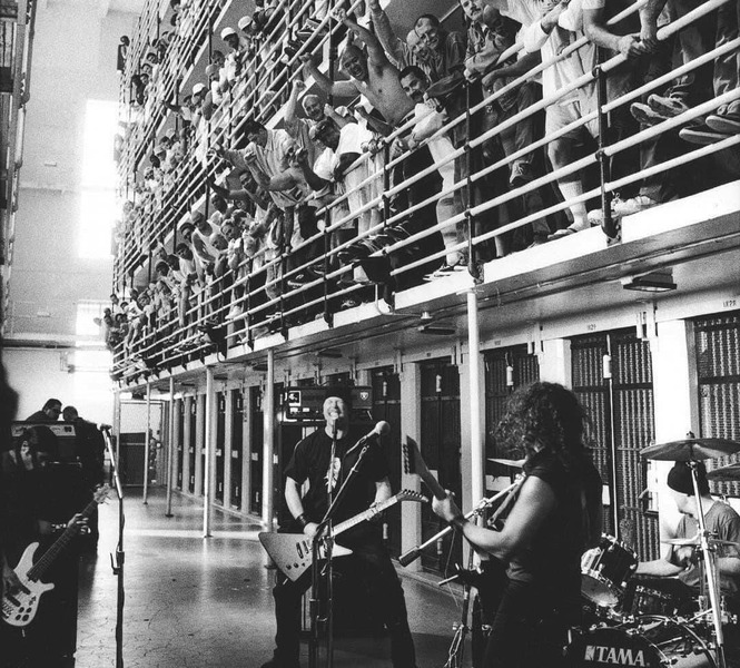 Metallica в тюрьме Сан-Квентин