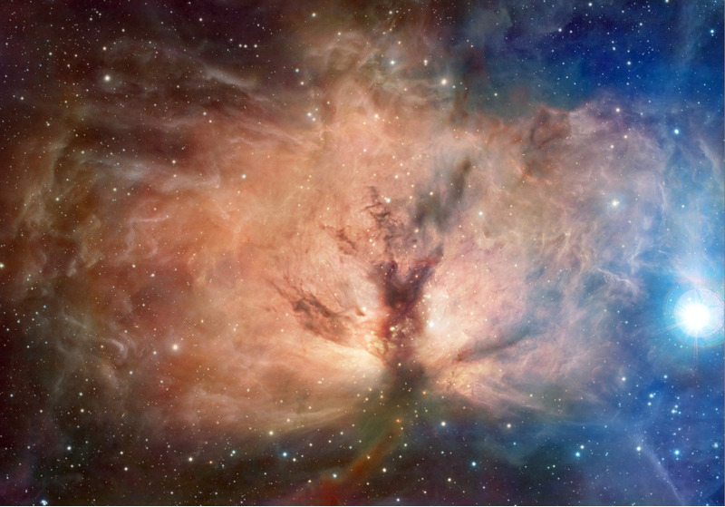 Эмиссионная туманность Пламя (NGC 2024)