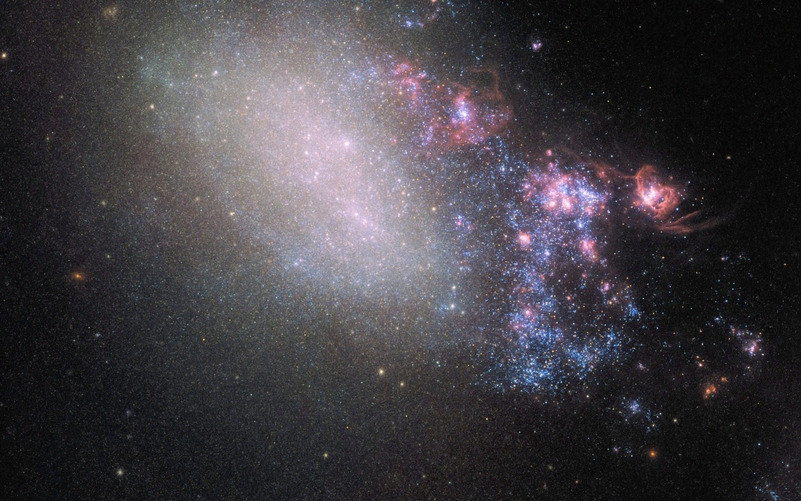 разрушение галактики NGC 4485