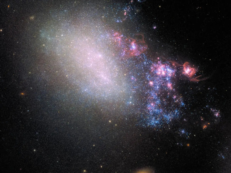 разрушение галактики NGC 4485