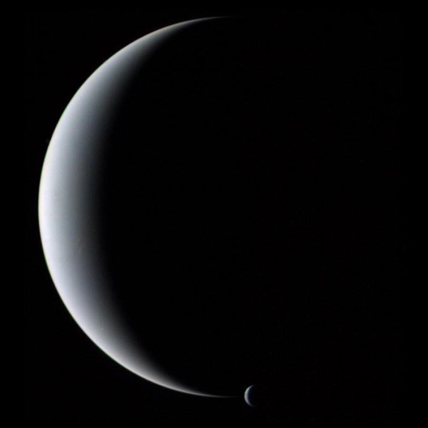 Фотографии Нептуна сфотографированные аппаратом Вояджер-2