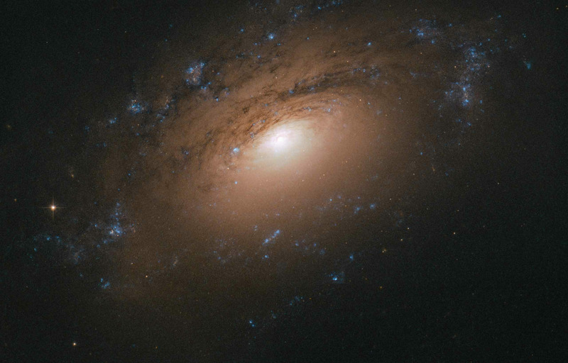 Спиральная галактика NGC 3169
