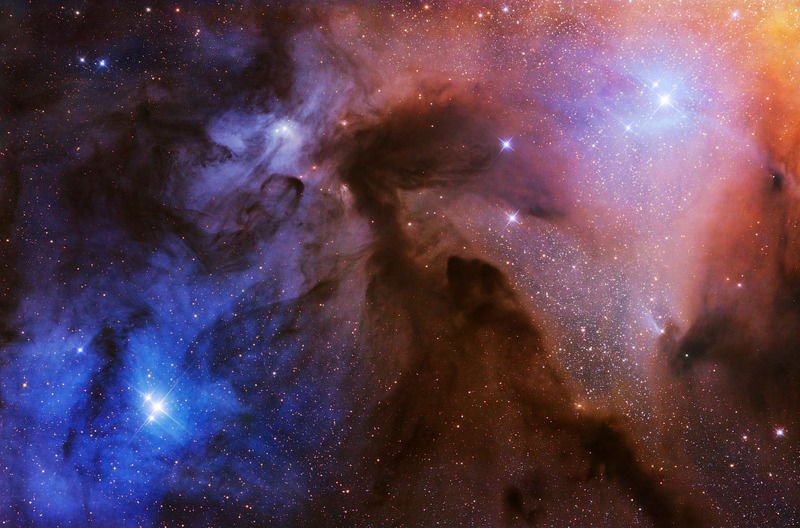 Молекулярное облако Ро Змееносца, (Фото Artem Mironov | Insight Astronomy Photographer of the Year 2017)
