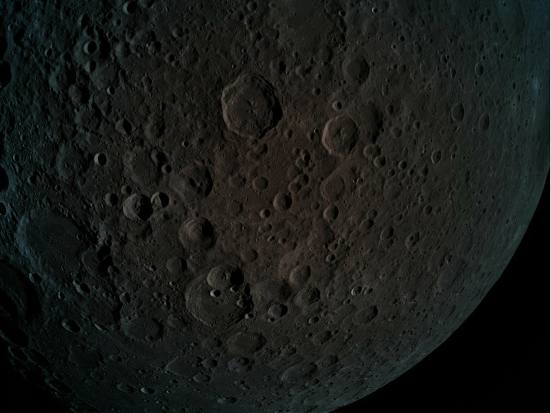 Обратная сторона Луны снимок с израильского аппарата Берешит
