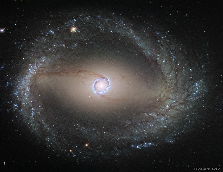 Спиральная галактика NGC 1512