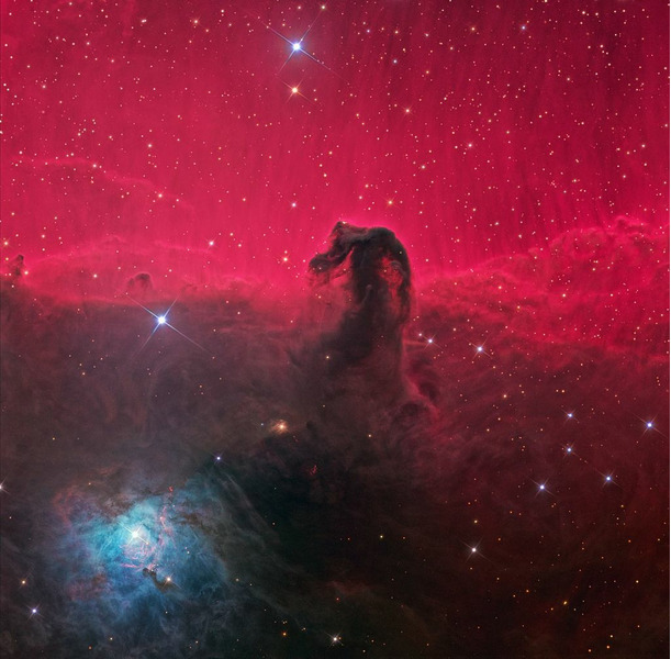 Туманность Конская Голова (IC 434, Barnard 33, также известная как Голова Лошади)