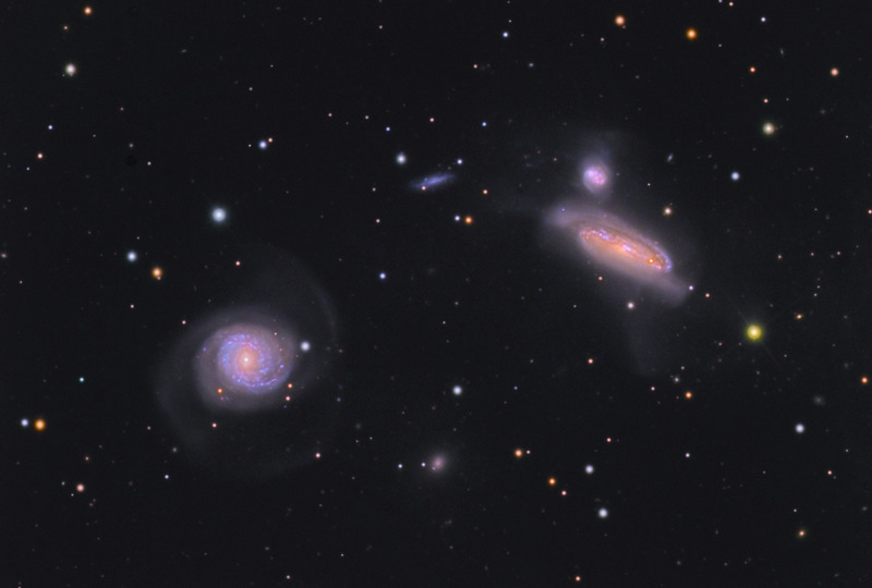 Группа галактик NGC 7771 (NGC 7770)