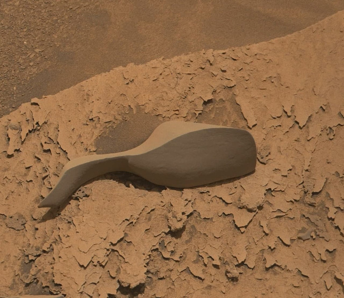 Необычный объект на Марсе