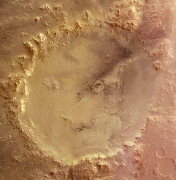 Марсианский кратер Галле