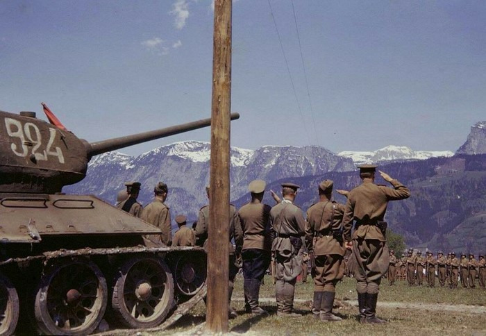 Встреча советских и американских войск в Австрии