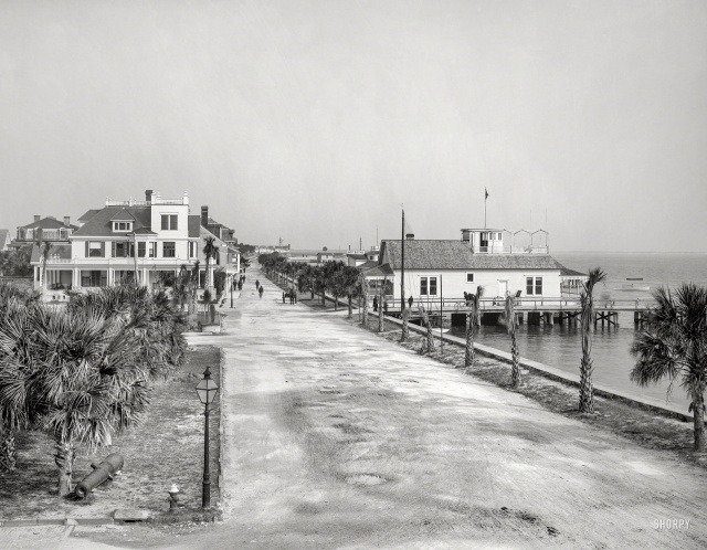 На набережной в Сент-Огастин, штат Флорида, 1904 год