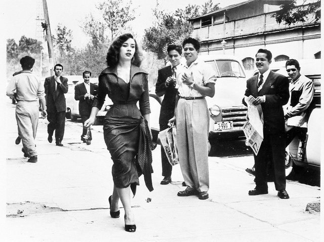 Мексиканская актриса Мартина (Мати) Гуитрон. Мехико, 1953