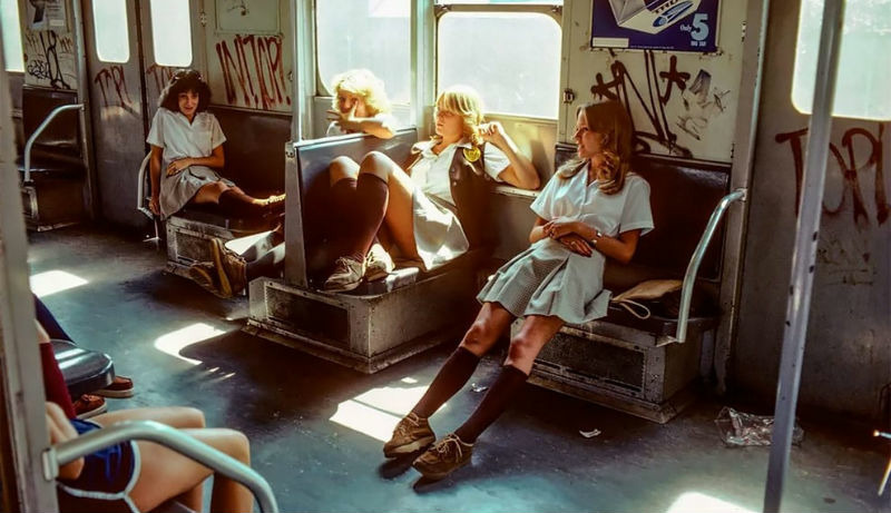 Фотографии нью-йоркского метро 80-х годов