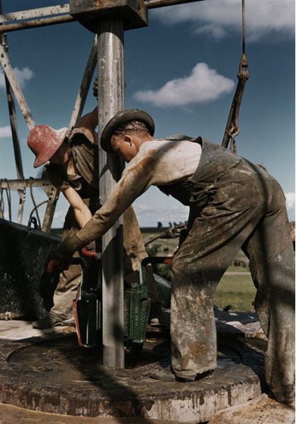 Нефтяники, Техас, 1939 год