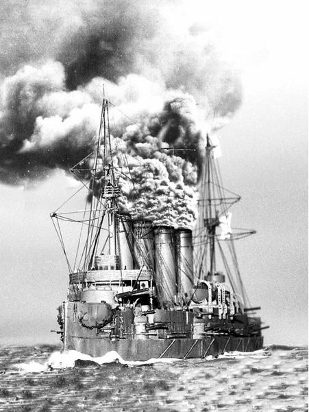 Крейсер императорского флота «Баян», Россия, 1903 год
