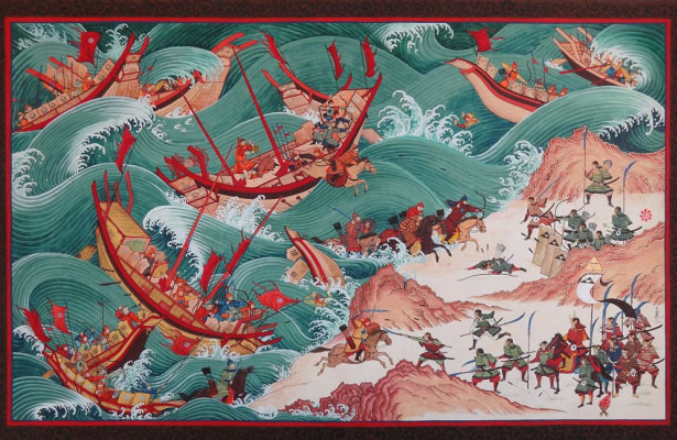 Монгольские вторжения на японские острова в XIII веке