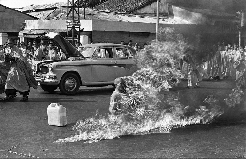 Самосожжение буддистского монаха, Малкольм Браун, 1963.
