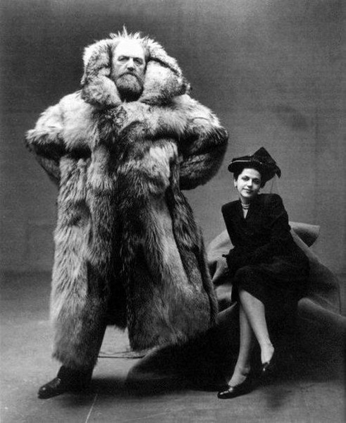 Исследователь Арктики Питер Фреухен с женой, 1947 год.