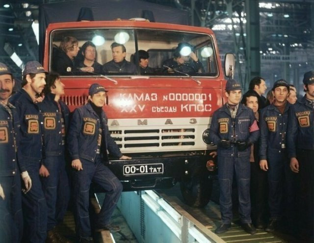 Первый КамАЗ-5320, 1976 год.