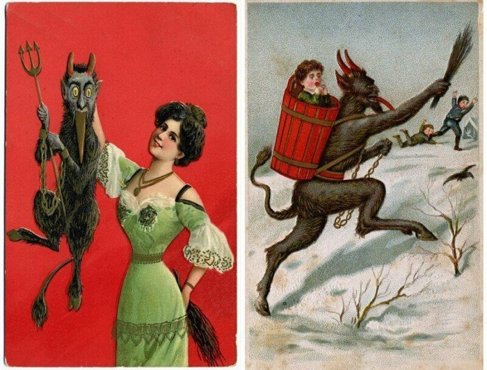 Праздничные открытки для непослушных и капризных детей, 1900 год