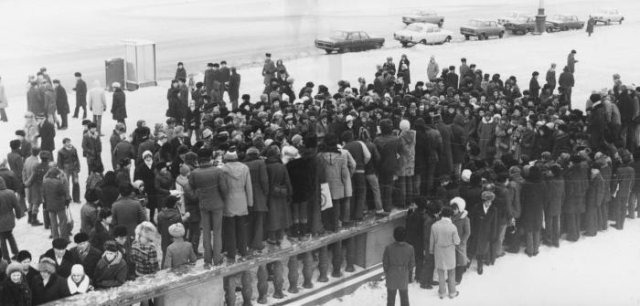 Митинг по поводу смерти Джона Леннона, 1980 год, СССР