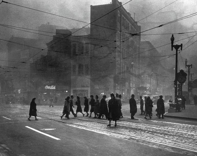 Смог и туман в Питтсбурге 1940-х
