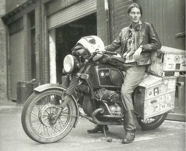 Элизабет Бирдм - первая женщина мотоциклист, объехавшая вокруг света
