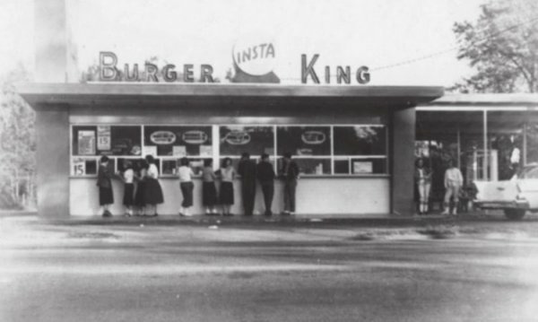 Первый Burger-King в Джексонвилле, штат Флорида, 1953 год