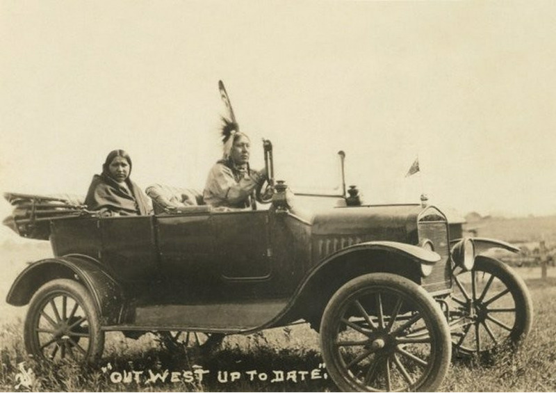 Разбогатевший на нефти индеец, США Оклахома, 1920