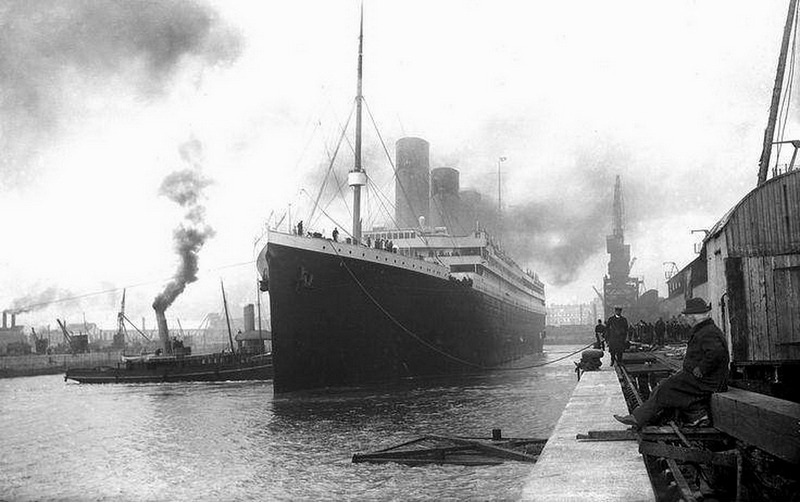Титаник в порту Саутгемптоне