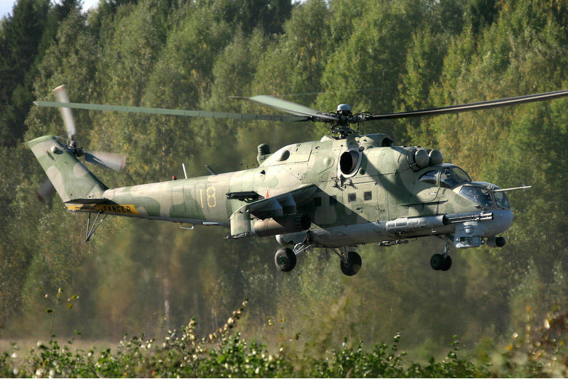 Российский вертолет Ми-24