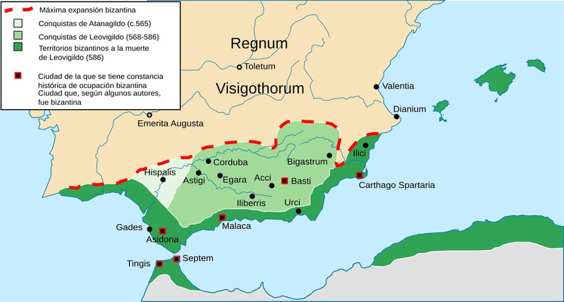 Византийцы в Испании