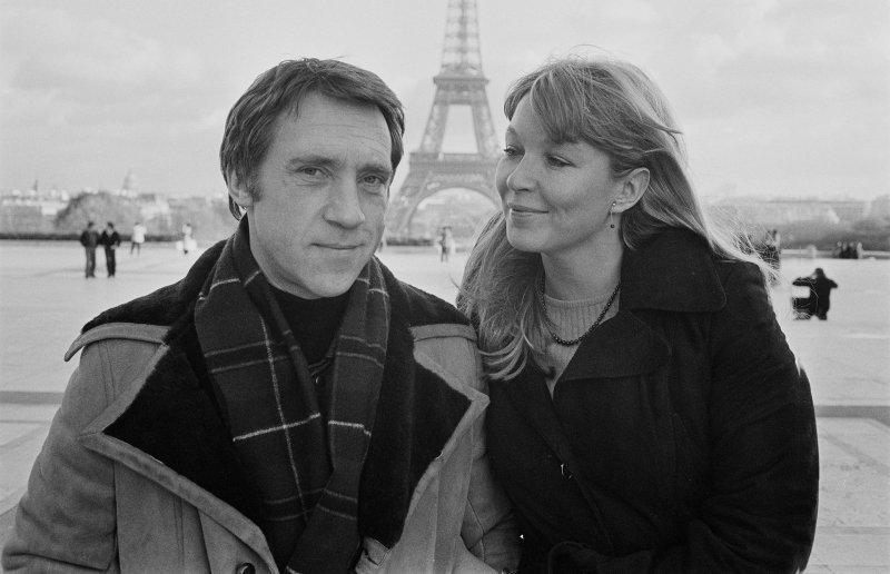 Владимир Высоцкий с женой Мариной Влади в Париже