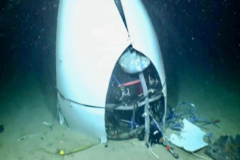 Остатки аппарата Титан